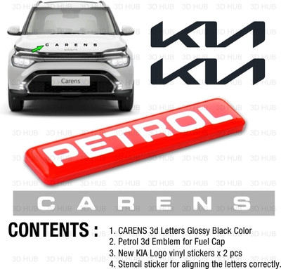 carmetics Emblem for Car(Black)