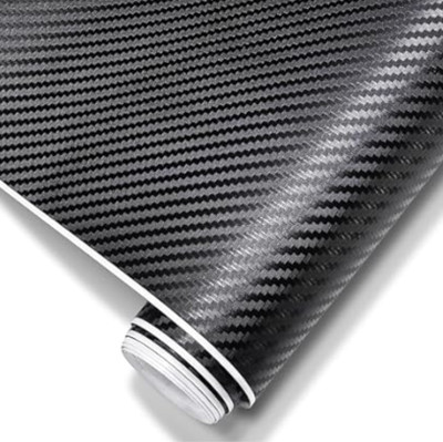 Vinylzone Wrap for Car & Bike(Black)