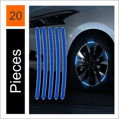 Allure Auto Sticker & Decal for Car & Bike(Blue)
