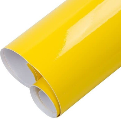 AMAZBIRD Wrap for Car & Bike(Yellow)