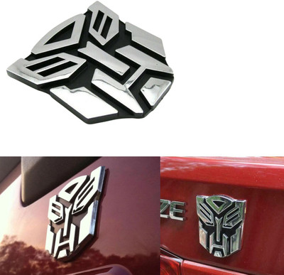 ENEMYT Emblem for Car & Bike(Silver)