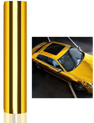 FEELPZONE Sticker & Decal for Car & Bike(Gold)