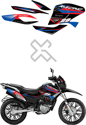 Grayfixx Sticker & Decal for Bike(Multicolor)