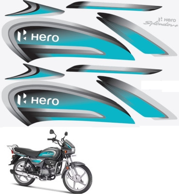 SHINEPRO Sticker & Decal for Bike(Multicolor)