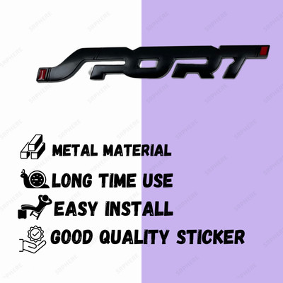 SRPHERE Sticker & Decal for Car(Black)