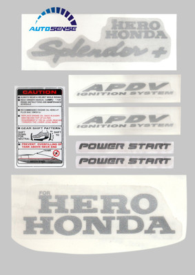 AUTOSENSE Sticker & Decal for Bike(Multicolor)