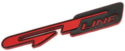 VRT Sticker & Decal for Car & Bike(Black, Red)
