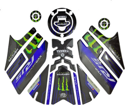 A1GRAPHIX Sticker & Decal for Bike(Multicolor)