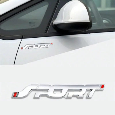 HENIJ Emblem for Car & Bike(Silver)
