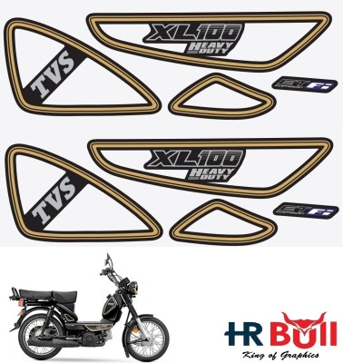 Kalu Ji Sticker & Decal for Bike(Gold)