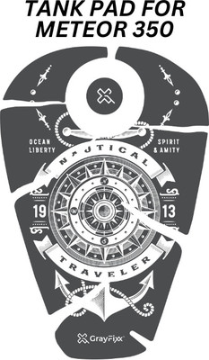 Grayfixx Sticker & Decal for Bike(Multicolor)