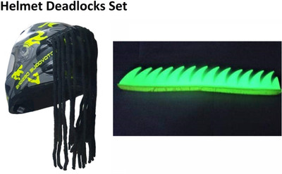 acube mart Helmet Mohawk for Bike(Black)