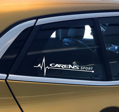 dv graphics Sticker & Decal for Car(White)