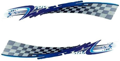 AutoDecals Sticker & Decal for Car(Blue, Multicolor)