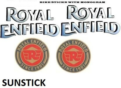 RIDERKART Sticker & Decal for Bike(Red, Gold)