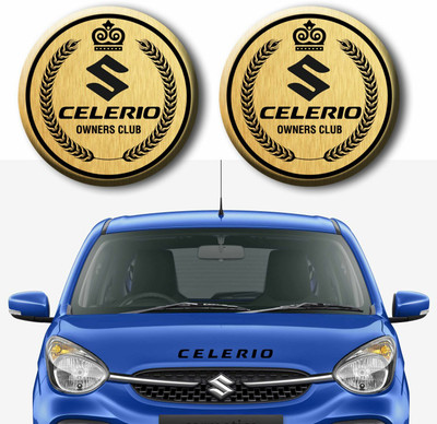 carmetics Emblem for Car(Gold)