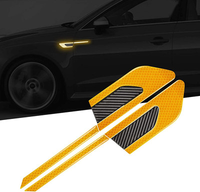 TOUCH OF MODERN Sticker & Decal for Car(Orange)