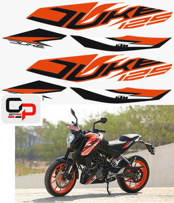 GetPro Sticker & Decal for Bike(Multicolor)