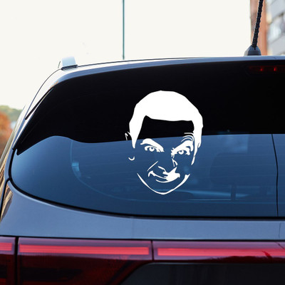 KREEPO Sticker & Decal for Car & Bike(White)