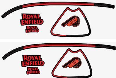 RIDERKART Sticker & Decal for Bike(Red)