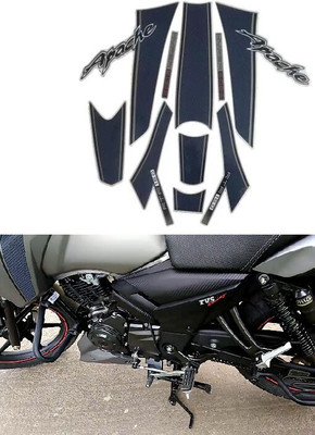 SHREE Sticker & Decal for Bike(Grey)