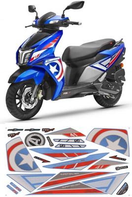 yemex Sticker & Decal for Bike(Multicolor)