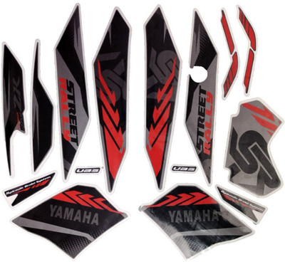 OHITO Sticker & Decal for Scooter(Multicolor, Black)