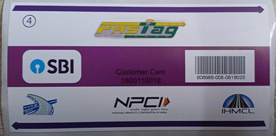 OMNIFANCYSTORE Fastag for Car(White)