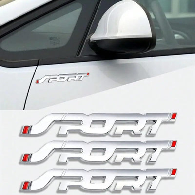 HENIJ Emblem for Car & Bike(Silver)