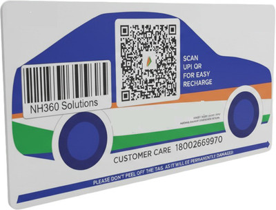 NH360 Solutions Fastag for Car(Blue)