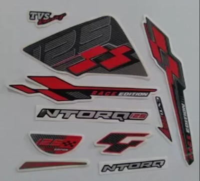 RideStick Sticker & Decal for Scooter(Multicolor)