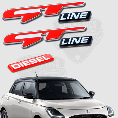 carmetics Emblem for Car(Red)