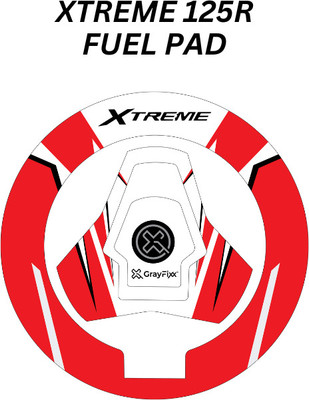 Grayfixx Sticker & Decal for Bike(Red)