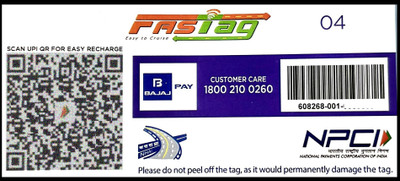 SBI Fastag for Car(Blue)