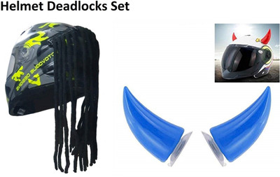 acube mart Helmet Mohawk for Bike(Black)