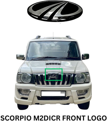 SKM SELLER Emblem for Car(Silver, Black)