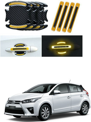 PROEDITION Plastic Car Door Guard(Multicolor, Pack of 8, Toyota, Universal For Car)