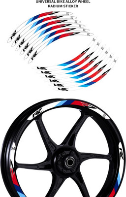 Grayfixx Sticker & Decal for Bike(Multicolor)