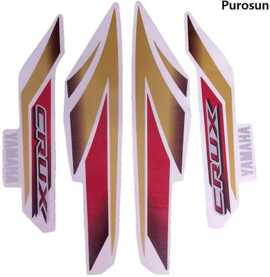 BR BULL Sticker & Decal for Bike(Multicolor)
