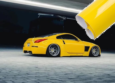 SUPERFAB Wrap for Car & Bike(Yellow)