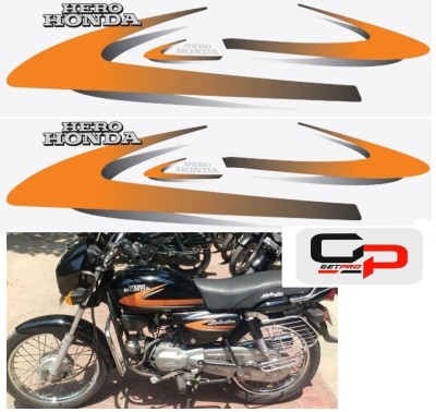 Ajay Zone Sticker & Decal for Bike(Multicolor)