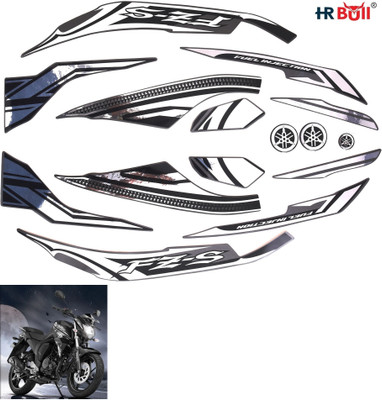 HRBull Sticker & Decal for Bike(Multicolor, Silver)