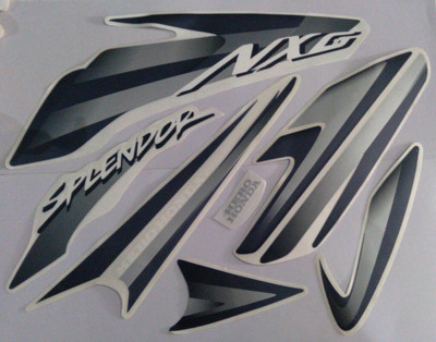 Ultimate Vision Sticker & Decal for Bike(Black, Silver)