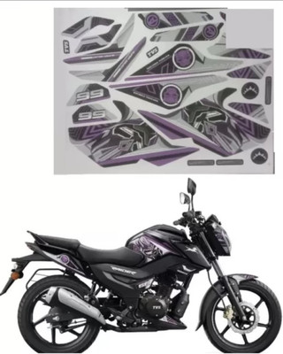 Voiture Sticker & Decal for Bike(Multicolor, Black)