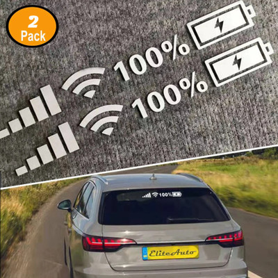 EliteAuto Sticker & Decal for Car & Bike(White)