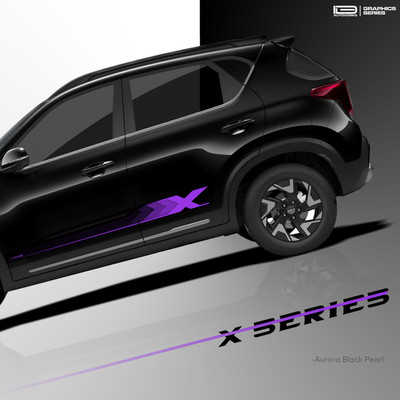 Ide Autoworks Sticker & Decal for Car(Black)