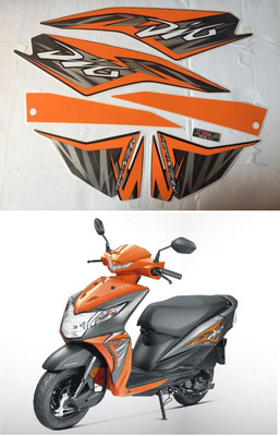 DECAL ARTISTRY Sticker & Decal for Bike(Multicolor)