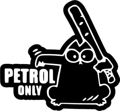 surmul Sticker & Decal for Car & Bike(Black)