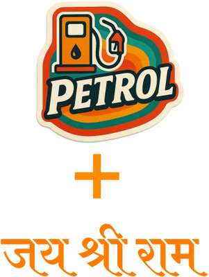 Printlive Sticker & Decal for Car & Bike(Multicolor)