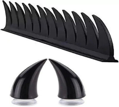 Jetnix Helmet Mohawk for Bike(Black)